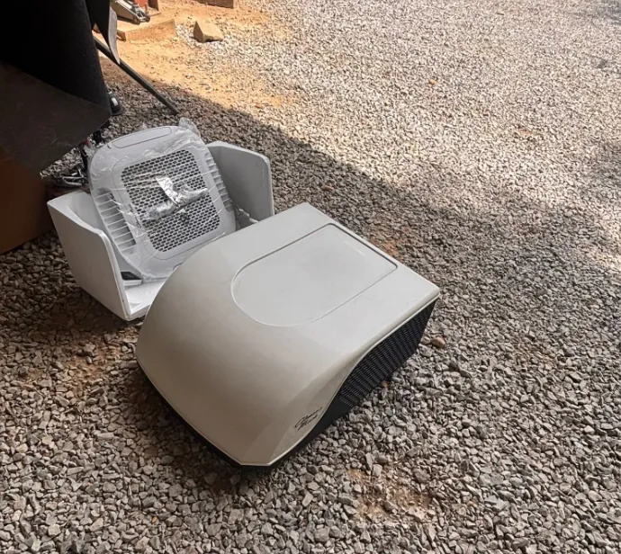 Coleman-Mach rooftop AC on an RV in Florida