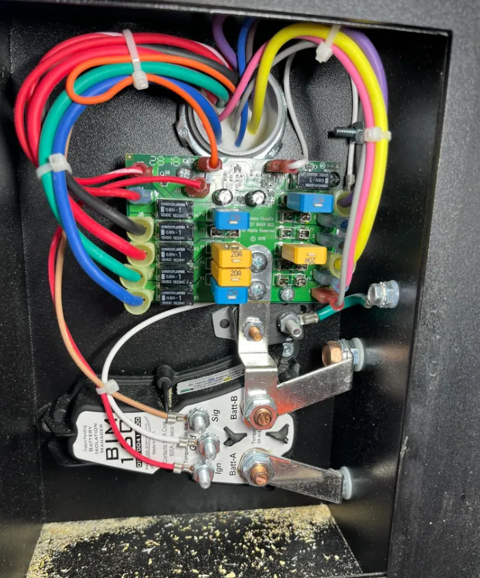 Lippert Level-Up control board on an RV in Florida