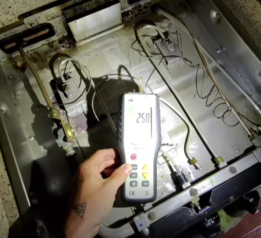 LP leak test + certification on an RV in Florida