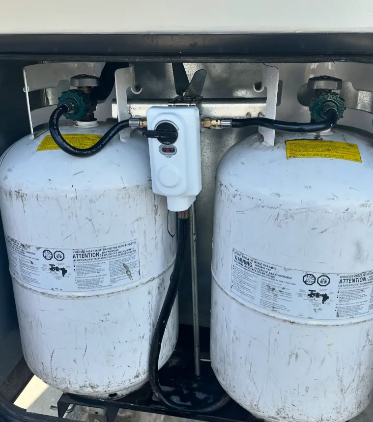 Two-stage regulator replacement on an RV in Florida
