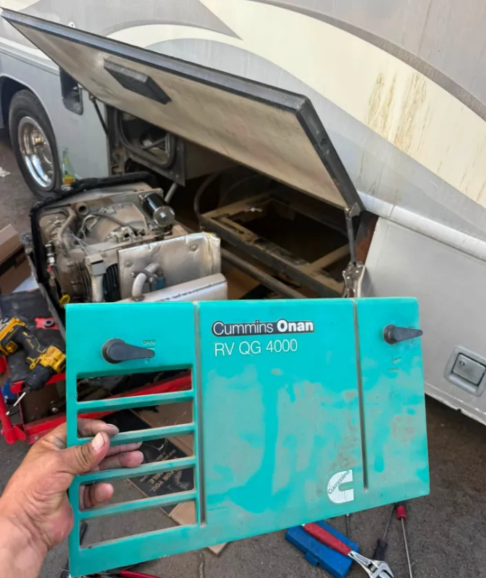 Onan QG / Marquis service on an RV in Florida