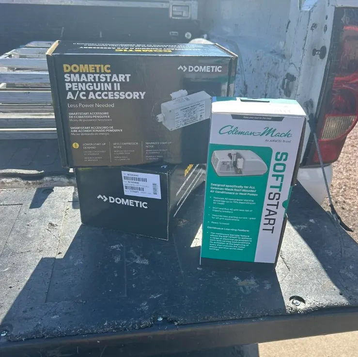 Soft start capacitor install on an RV in Florida