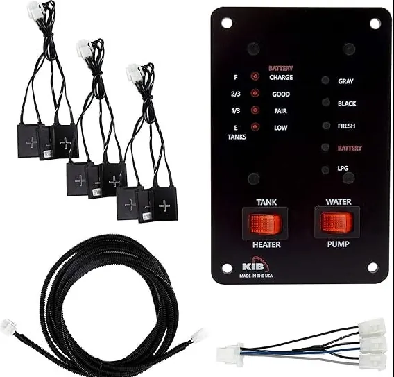 Black tank sensors + flush system on an RV in Florida