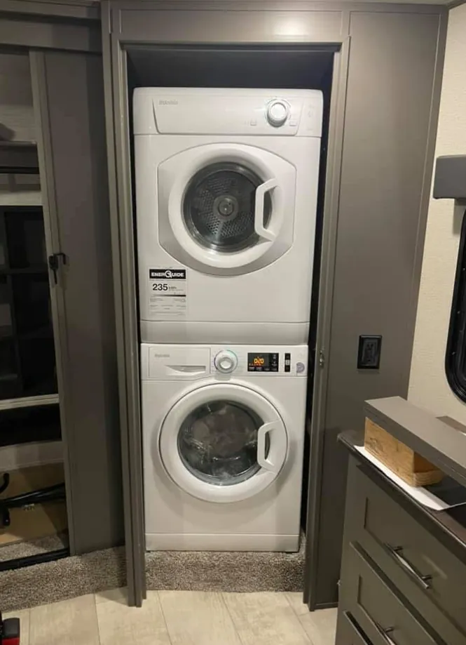Washer/dryer install + venting on an RV in Florida