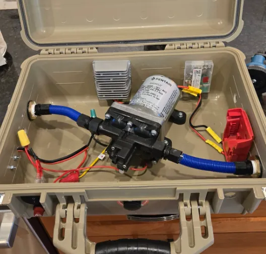 12V water pump replacement on an RV in Florida
