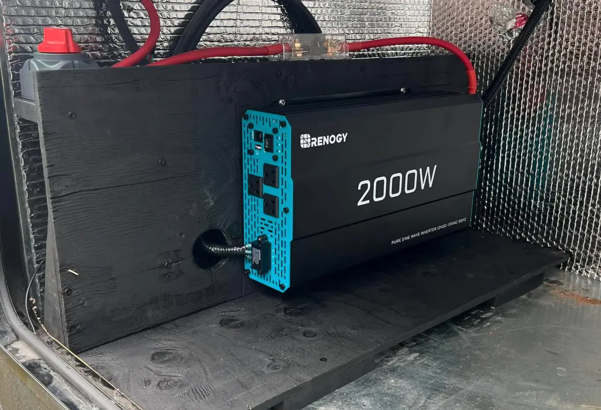 Inverter + transfer switch install on an RV in Florida